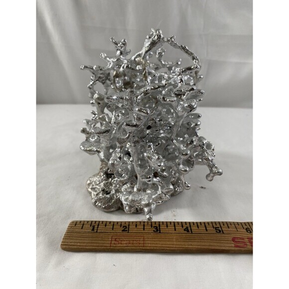 Anthill Art Casting Sculpture Fire Ant Aluminum Casting 6.25” Tall #14 - Picture 2 of 6